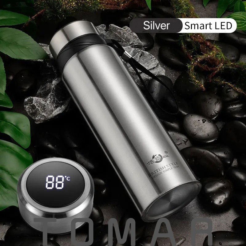 Stainless Steel LED Thermos – Johnny Rojo